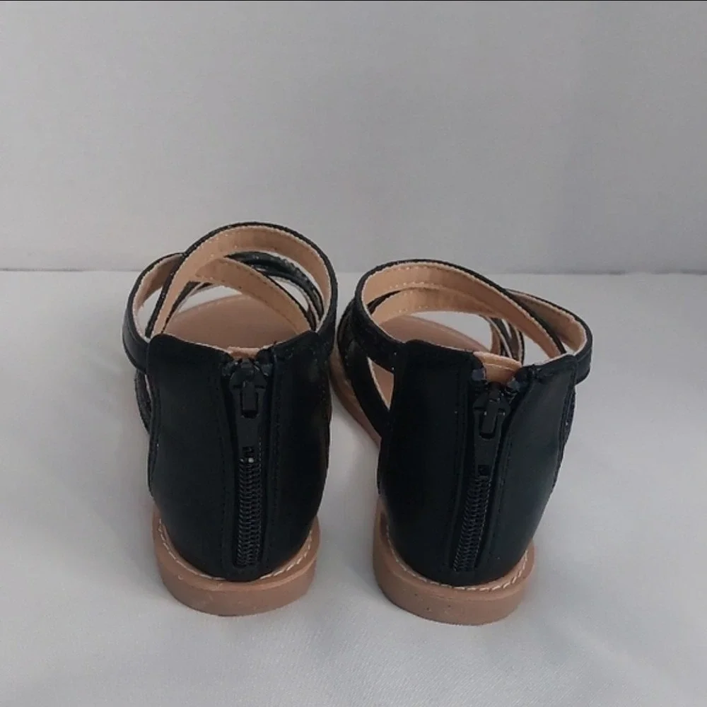 Sonoma Goods For Life Alanna Girls Sandals  Black Size‎ 13